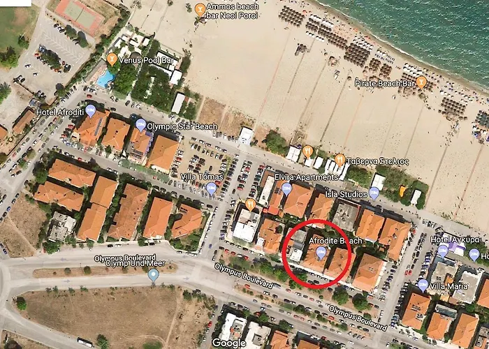 阿佛洛狄忒海滩酒店 酒店 3*